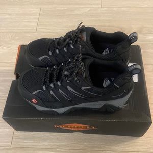 Merrell Womens Moab Vertex Black Safety Shoes Size 7